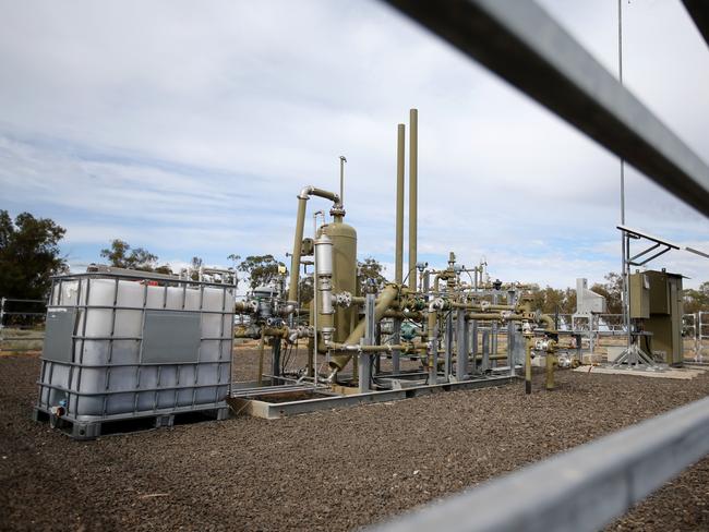 DAILY TELEGRAPH. Santos Narrabri Gas project. Gas well.  Pic Nathan Edwards.