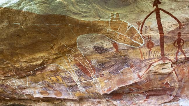 Seven sites in Cape York have been nominated to the World Heritage tentative list. Aboriginal Rock Art, Laura, Cape York Peninsula, Giant Horse Gallery.