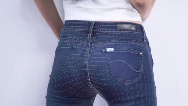 Lee jeans use science and optics to contour your bum