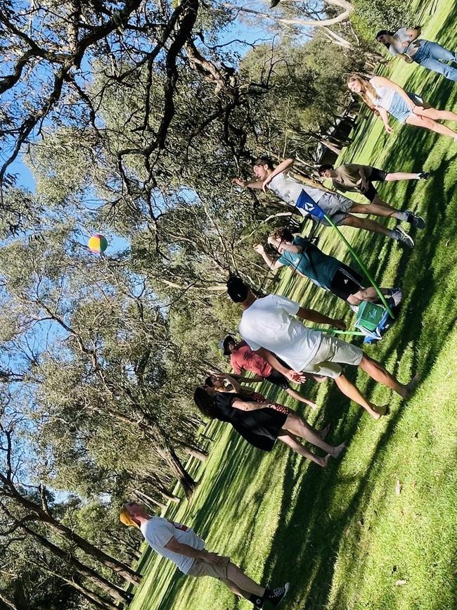 Parents against children. Picture: Tina Finocchiaro, Jells Park.