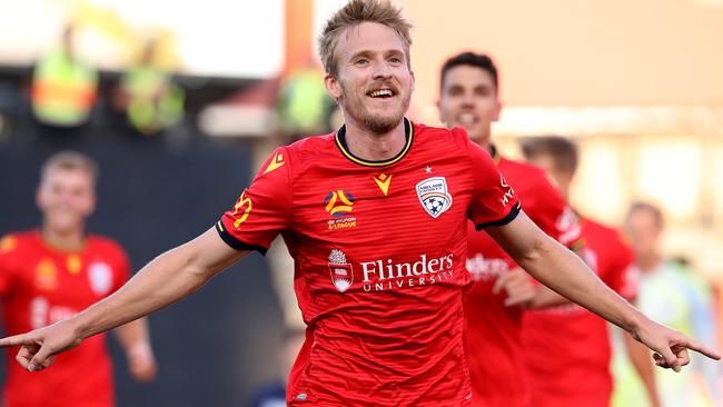 Ben Halloran’s strike was enough for Adelaide. Photo: Jonathan DiMaggio/Getty Images