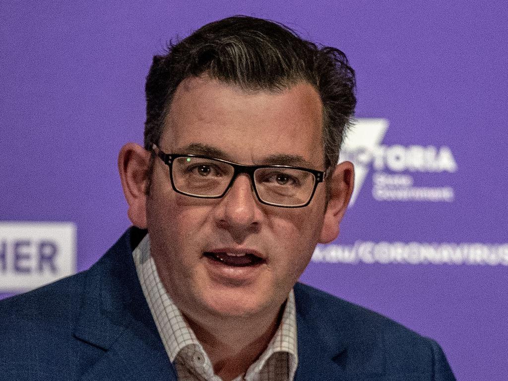 Victorian Premier Daniel Andrews announced in early August sole lawn mowing and garden maintenance operators were not allowed under COVID-19 restrictions. Picture: Darrian Traynor/Getty Images