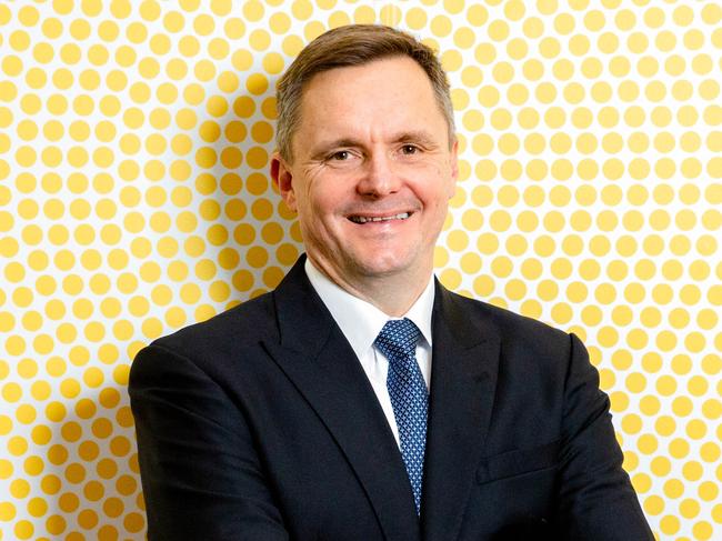 Suncorp Group Chief Executive Steve Johnston poses for a photograph in Brisbane, Monday, September 9, 2019 (AAP Image/Richard Walker)