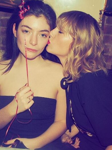 Taylor Swift helped Lorde celebrate her 20th birthday. Picture: Instagram