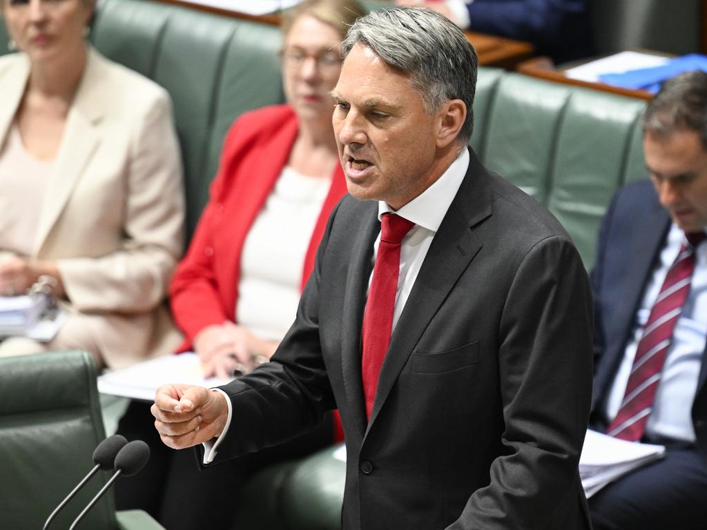 Defence Minister Richard Marles says Australia has demanded answers after a Chinese fighter jet dropped flares onto an Australian military plane. Picture: NewsWire / Martin Ollman