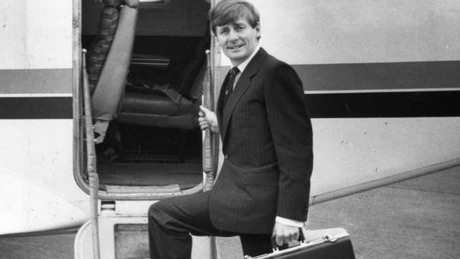 John Bannon off to Canberra from in 1987.