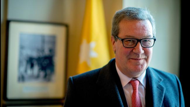 Alexander Downer at Australia House London. Picture: i-Images