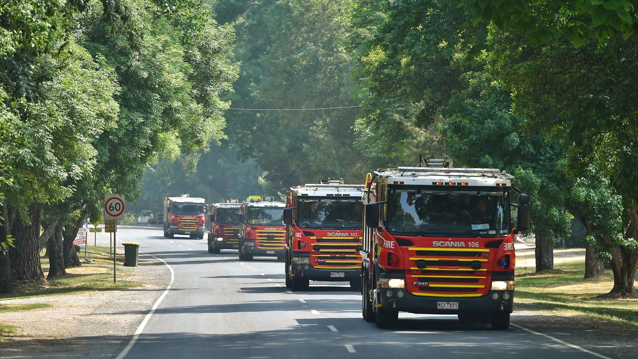 Firefighters continue to work to contain blazes across the state. Picture: Jason Edwards