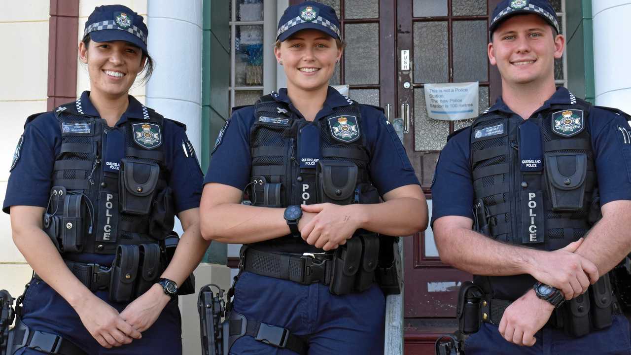 Three new recruits eager to join the Gympie police | The Courier Mail