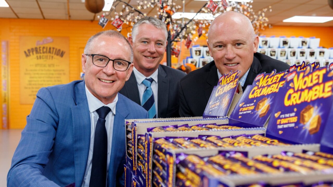 Violet Crumble production returns to Australia