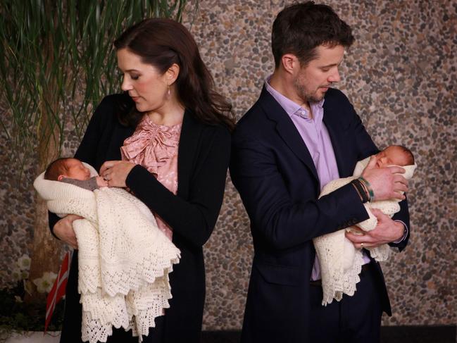 And then there were six: 2011 saw the birth of twins Josephine and Vincent. Picture: Chris Jackson/Getty Images