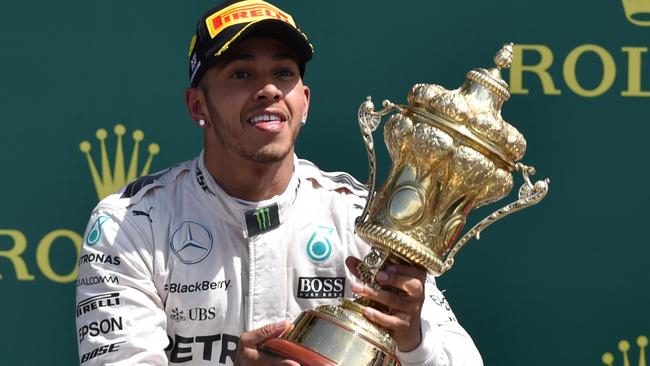 Hamilton’s Mercedes era is over. (Photo by Andrej ISAKOVIC / AFP)