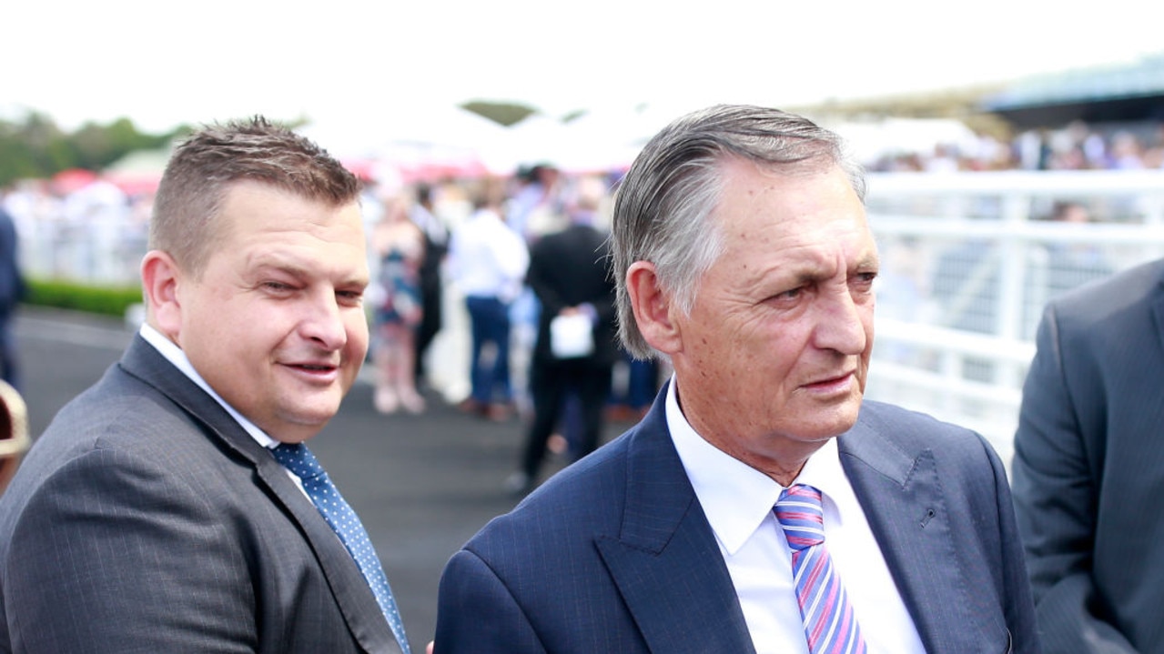 SYDNEY, AUSTRALIA - MARCH 02: Trainers Paul and Peter Snowden look on after winning race 4 with Anahhed during Sydney Racing at Royal Randwick Racecourse on March 02, 2019 in Sydney, Australia. (Photo by Mark Evans/Getty Images)