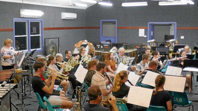 Capricornia Winds and Silver Band combine in rehearsal for Nationals in Brisbane