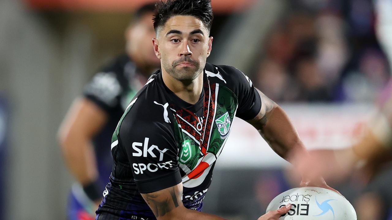 Shaun Johnson helped the Warriors take down the Bulldogs at Mt Smart Stadium (Photo by Phil Walter/Getty Images)