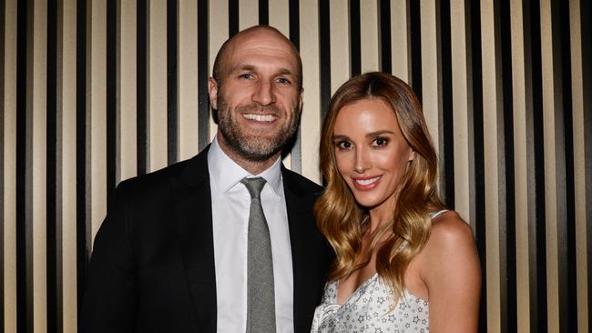 Chris and Rebecca Judd last year. Picture: Supplied