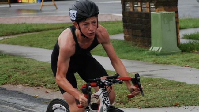 Harry Sweeny began his athletic career as a triathlete throughout his school years. Picture: Kristy Sweeny