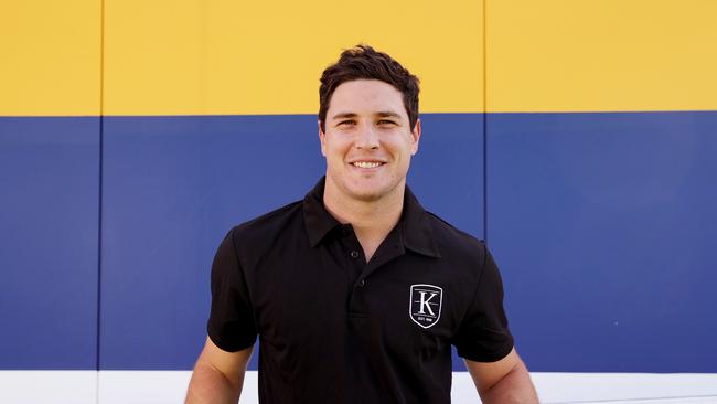 Parramatta Eels star Mitchell Moses has found a life outside of rugby league with Kanebridge Finance. Picture: Toby Zerna