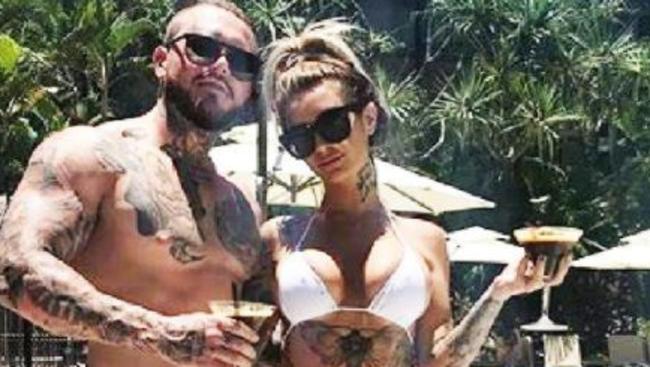 Benjamin 'Notorious' Geppert and Allaina Vader — Ms Vader has deleted her Instagram