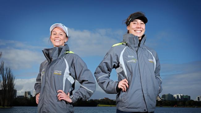 Fiona Albert (right) is a lawyer and Olympian. Picture: Mark Stewart