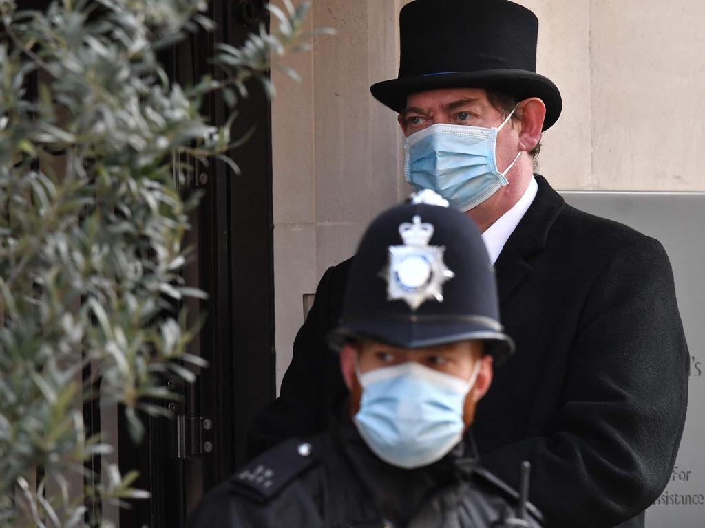 The royal machine is poised to act with Prince Philip having been at King Edward VII's Hospital in central London for a week. Picture: Ben Stansall / AFP