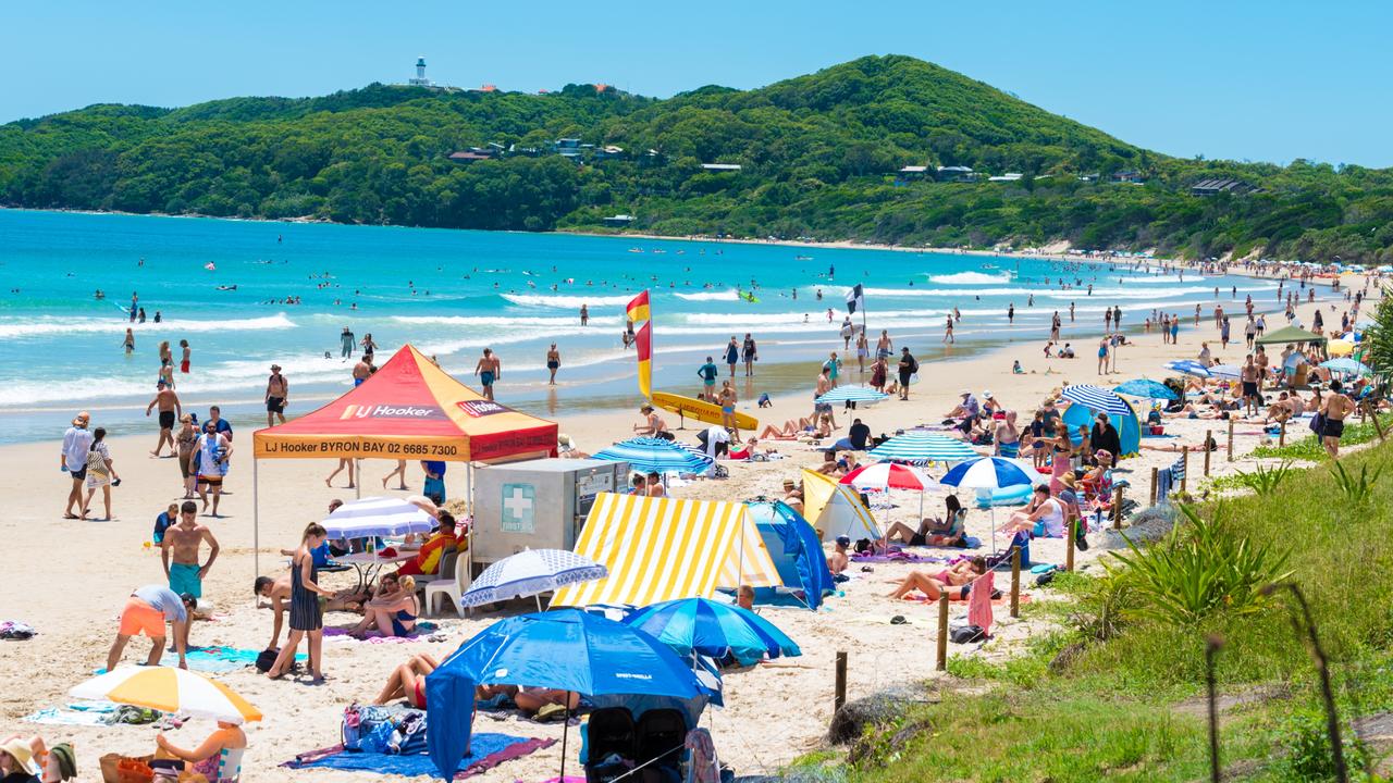 The holiday hotspot of Byron Bay also has some of the worst vaccination rates in NSW.