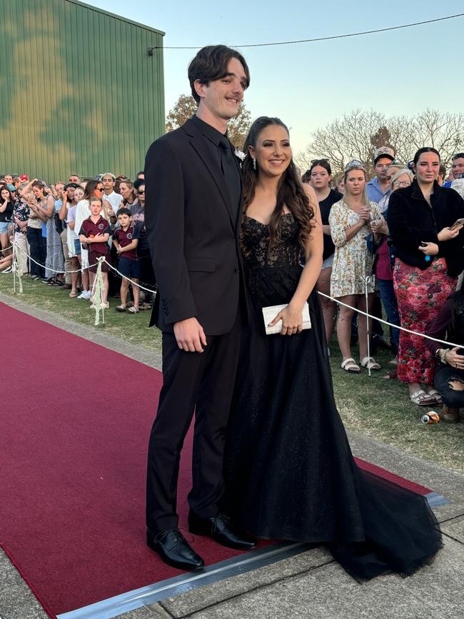 The students of Nanango State High School celebrating their formal.