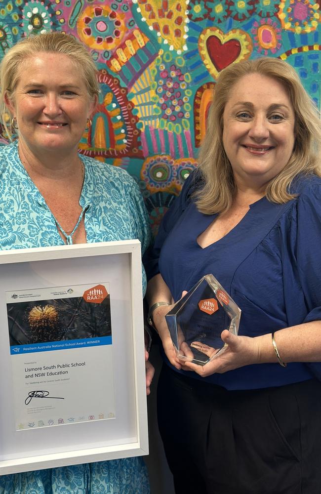 Lismore South Public School assistant principal Gaye Titcume and principal Larissa Polak. Picture: Supplied