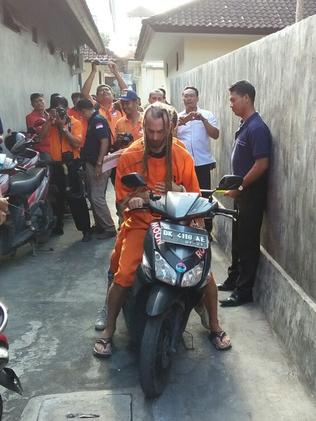 David Taylor at the Kubu Kauh Beach Inn reconstruction. Picture: Supplied.