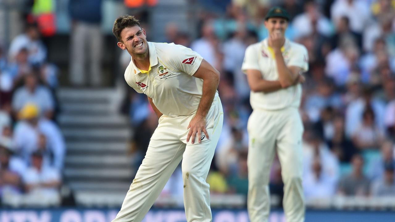 Marsh was the hero for Australia last time they played at the Oval. (Photo by Glyn KIRK / AFP)