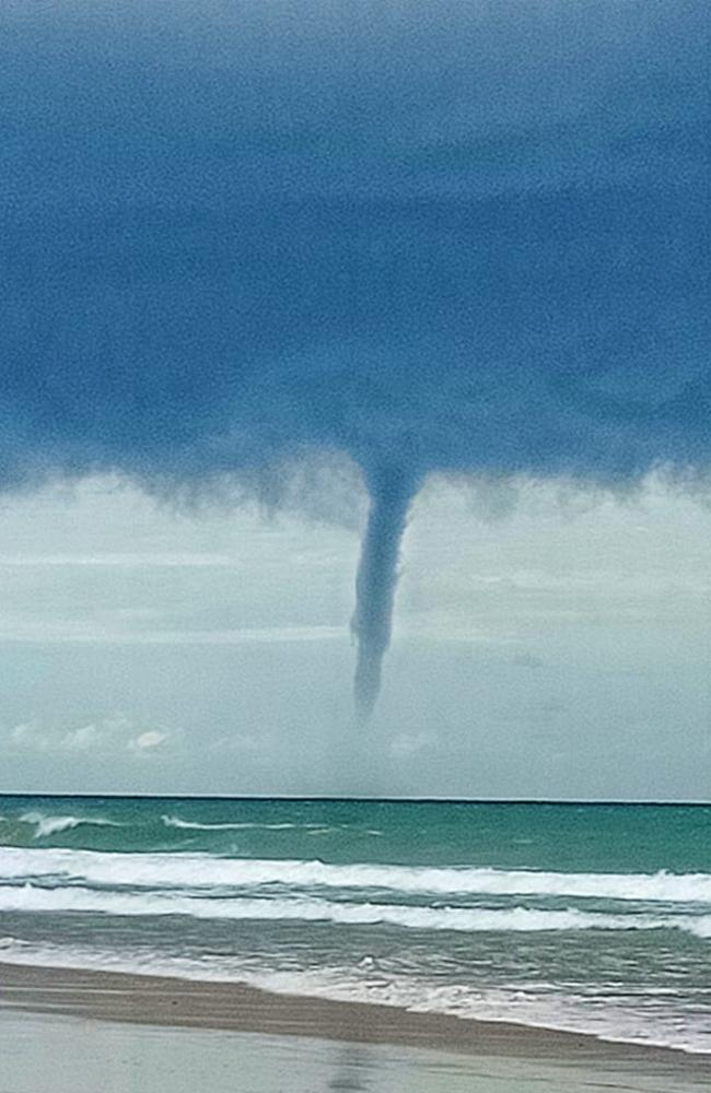 The spouts are harmless to those on land. Picture: Jenny Kidd