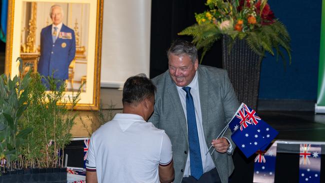 An Australia Day citizenship ceremony in January. Picture: Michaela Harlow