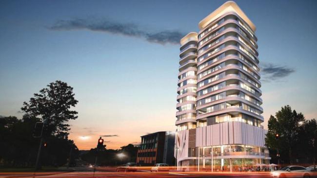 Theo Maras' $32 million apartment project on the corner of Hutt St and Bartels Rd