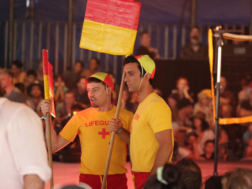 Colourful crowds on day one of the Woodford Folk Festival. Picture: Lachie Millard