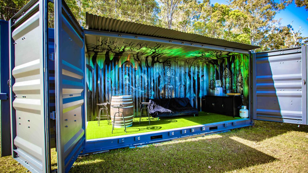 Coffin Camping, new homestay accommodation in the Gold Coast hinterland. Picture: Nigel Hallett