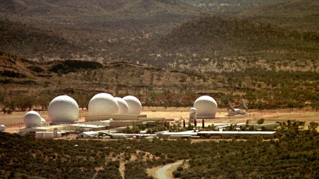 Joint Defence Facility Pine Gap near Alice Springs, NT. Picture: File