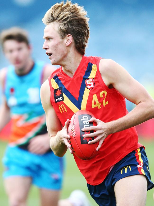 Jack Lukosius in action. Picture: Michael Dodge/Getty Images