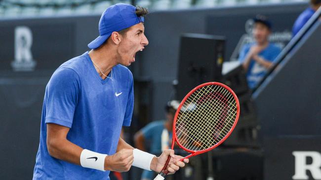 Alexei Popyrin has a tough opening match in Melbourne. Picture: AFP Photo