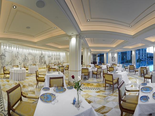 The right mix of elegance and warmth at Vanitas, Palazzo Versace.