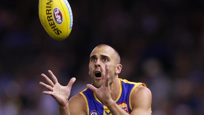 Dom Sheed says Darling still has his fellow Eagles players’ support. Picture: Michael Klein