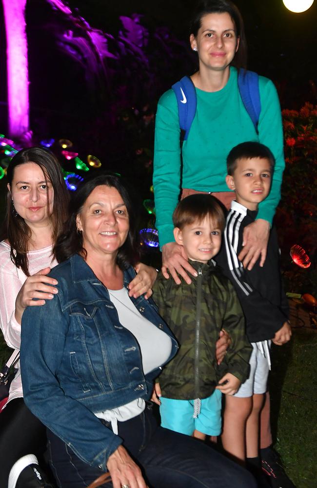 The Panic Family at Enchanted Garden.