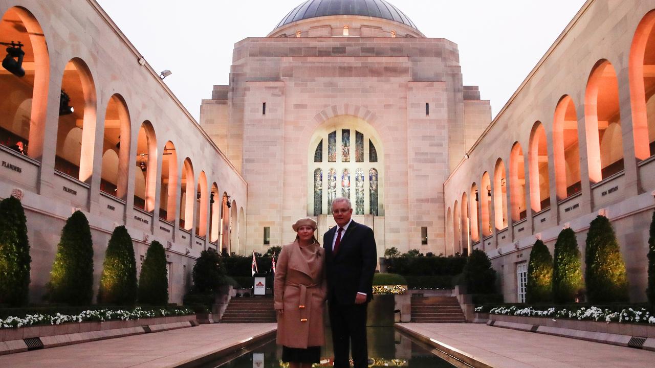 The Prime Minister has played down fears of a ‘hall of shame’ at the War Memorial. Picture: Alex Ellinghausen / Getty Images