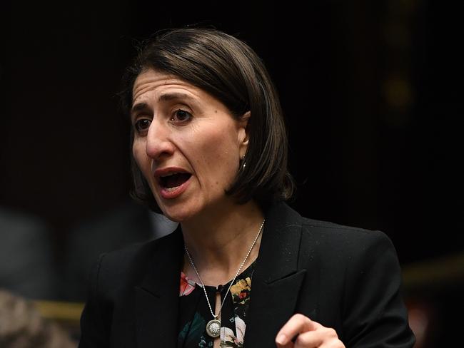 Premier Gladys Berejiklian says she is considering ‘all options’ to have the music festival regulations reinstated. Picture: AAP