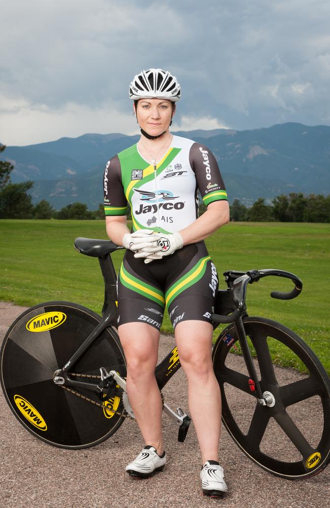 Meares poses for a photo at Memorial Park.