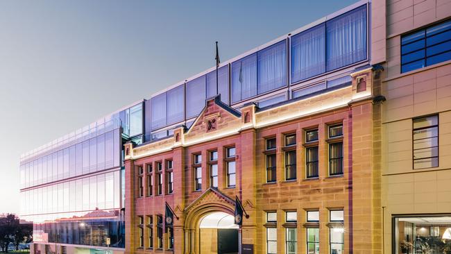 The Tasman Hotel in Parliament Square has been awarded Tasmania's Development of the Year by the Property Council of Australia. Picture: Supplied