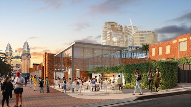 An artist’s impression of the final product.