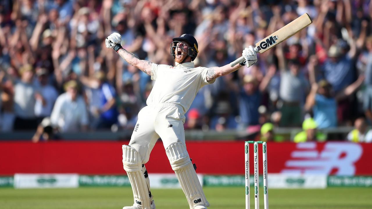 Ben Stokes and one of the most famous Ashes photos from Headlingley 2019.