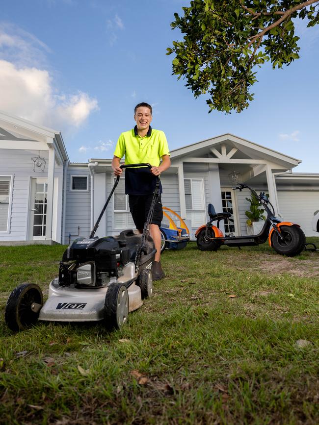 He plans to stick with his burgeoning business. Picture: Luke Marsden