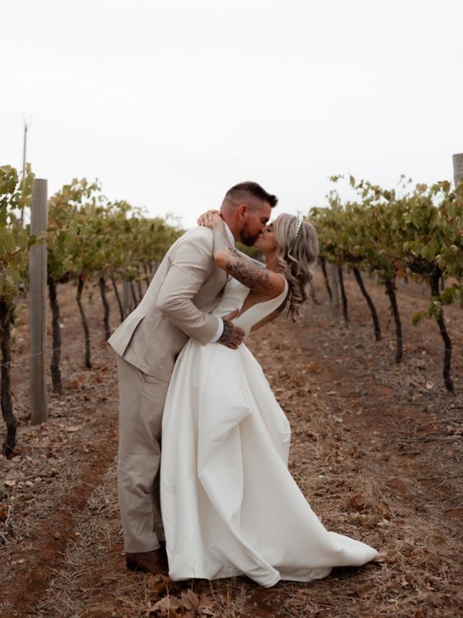She said things started to go wrong when her wedding co-ordinator left the venue. Picture: Love Wild Weddings