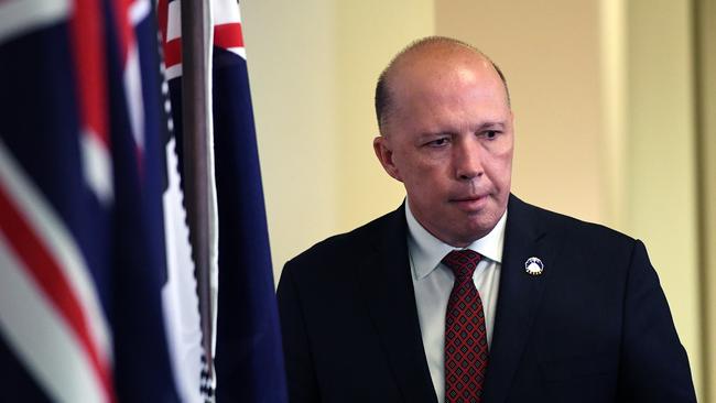 Home Affairs Minister Peter Dutton.